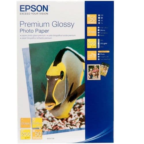 EPSON EPSON 4X6 PREM GLOSS PHOTO PAPER 50SHEET 3602937