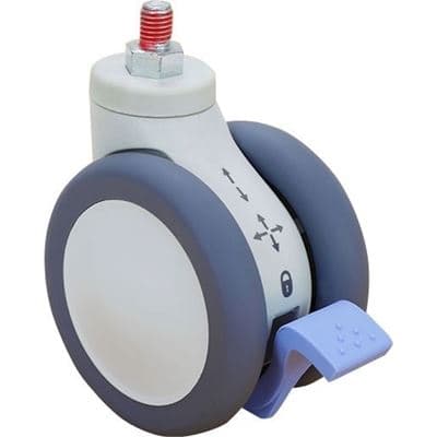 ERGOTRON ERGOTRON SV 3 FUNCTIONS TRACKING CASTER WHITE 3612008
