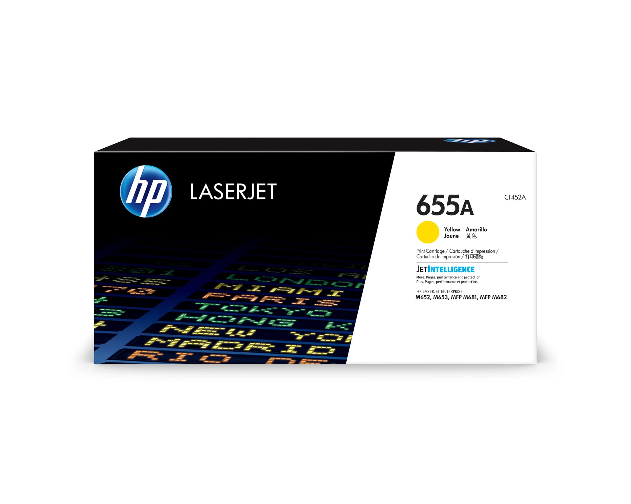 HP HP 655A Yellow LaserJet Toner Cartridge 3617895