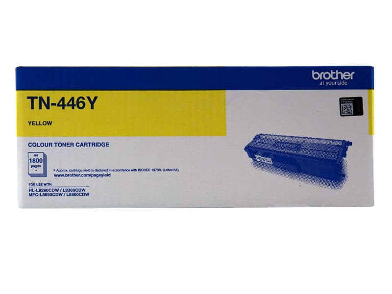 BROTHER BROTHER TN446Y TONER YELLOW YIELD UP TO 6500 PG 3707920