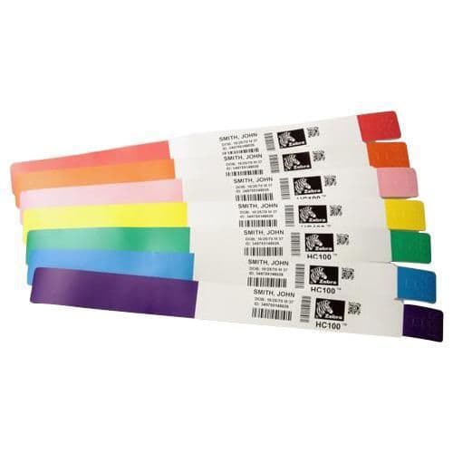 ZEBRA ZEBRA WRISTBAND POLYPROPYLENE 1X10IN (25.4X2 4213782