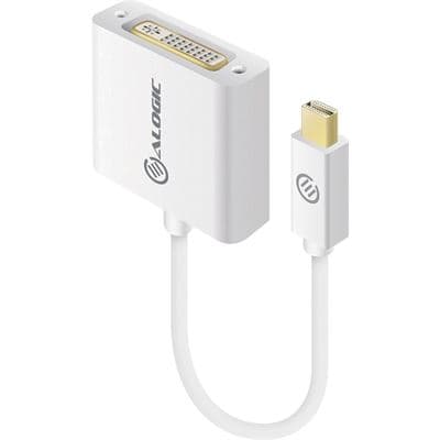 ALOGIC ALOGIC 15CM MINI DISPLAYPORT TO DVI AD MTOF WHT 4274759