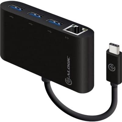 ALOGIC ALOGIC USB-C TO GIGABIT USB 3.0 3PORTUSBHUB BLK 4274851