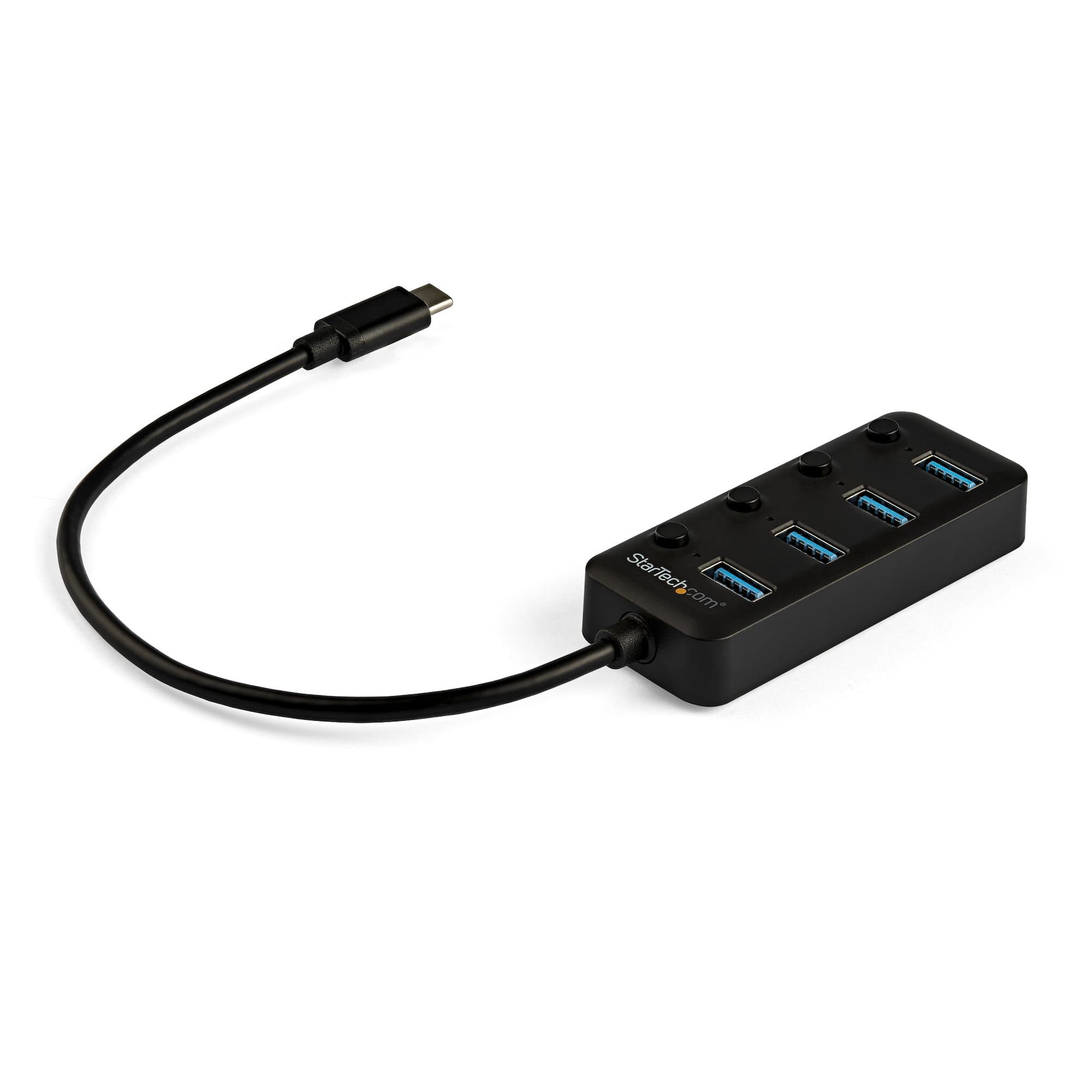 StarTech.com StarTech.com Hub - USB C 4-Port with On/Off Switches 4283768