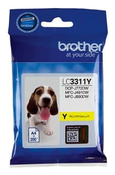 BROTHER BROTHER LC3313Y INK CARTRIDGE YELLOW 4306316