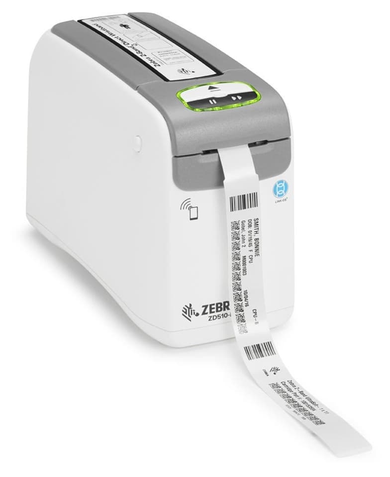 ZEBRA ZEBRA DT PRINTER ZD510 WRISTBAND ZPL II XML 4332490
