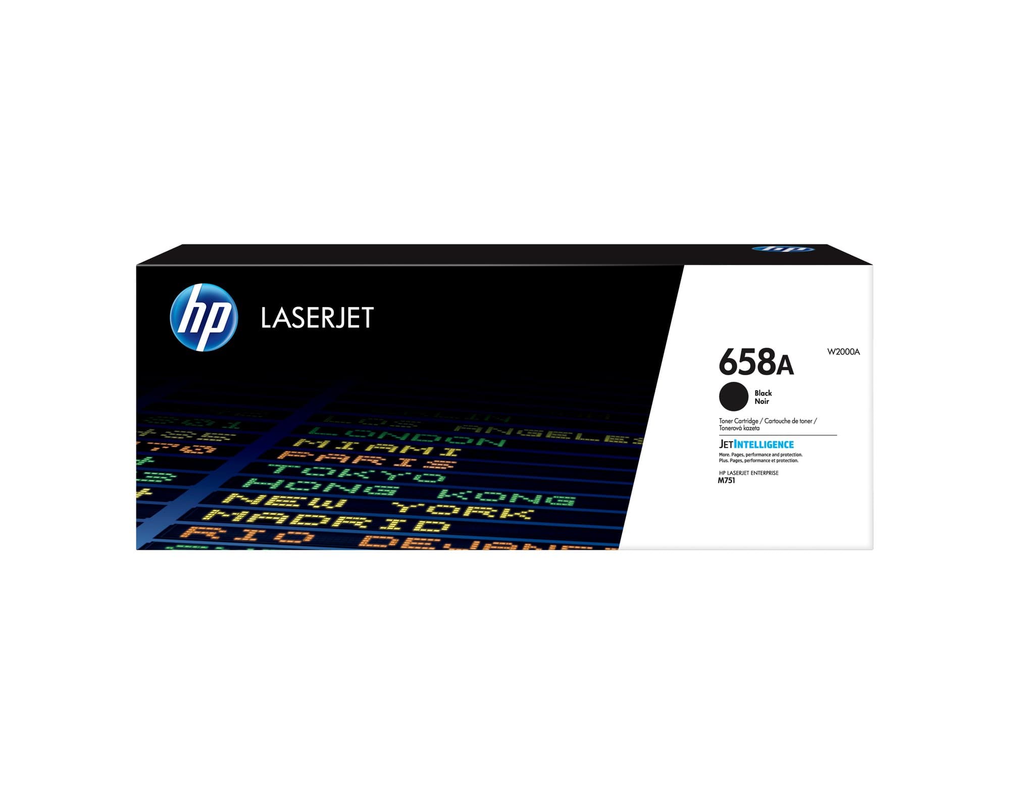 HP HP 658A Black LaserJet Toner Cartridge 4490828