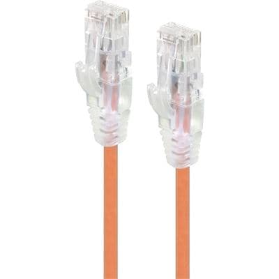 ALOGIC ALOGIC 0.50M ORANGE SLIM CAT6 CABLE UTP 28AWG 4504885