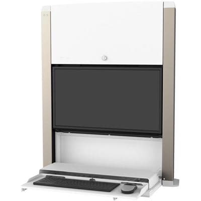 ERGOTRON ERGOTRON CareFit 24-inch Sit-Stand Enclosure Snow 4619355