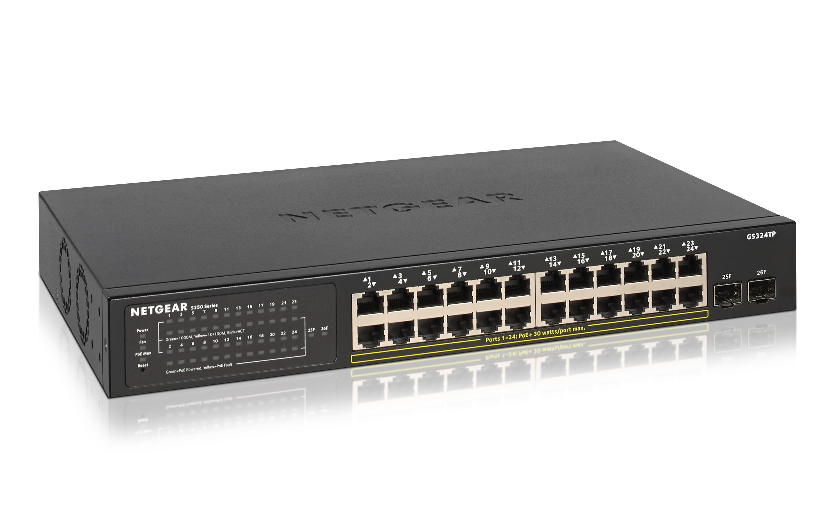 NETGEAR NETGEAR GS324TP S350 SERIES 24-PORT GBPOE+ SWTCH 4632207