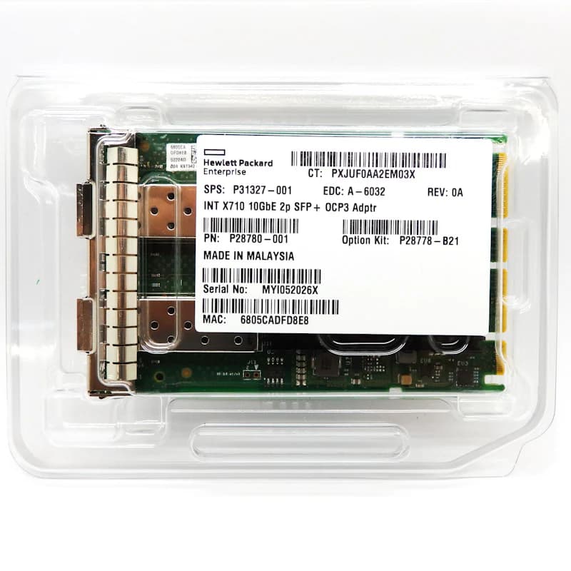 Hewlett Packard Enterprise Hewlett Packard Enterprise INT X710 10GbE 2p SFP+ OCP3 Adptr 5059551