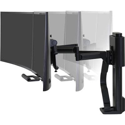 ERGOTRON ERGOTRON TRACE Dual Monitors Panel Clamp Matte 5228421