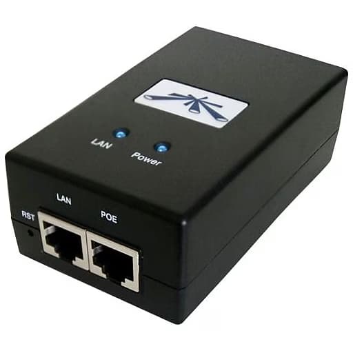Ubiquiti 24V 24W 1.0A GIGABIT POE INJECTOR 5232159
