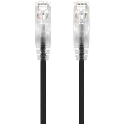 ALOGIC ALOGIC 2M BLACK ULTRA SLIM CAT6 CABLE UTP 28AWG 5365306