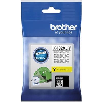 BROTHER BROTHER LC432XLY YELLOW INK CARTRIDGE 5510257