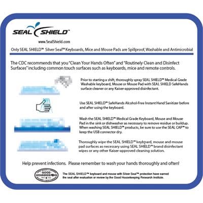 SEAL SHIELD SEAL SHIELD SEALPAD/MoePad/6inx7in/Frost Blue/10PK 5571019