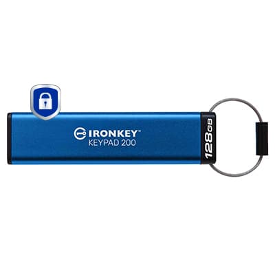 KINGSTON KINGSTON 128GB IronKey Keypad200 AES-256 Encryp 5625433