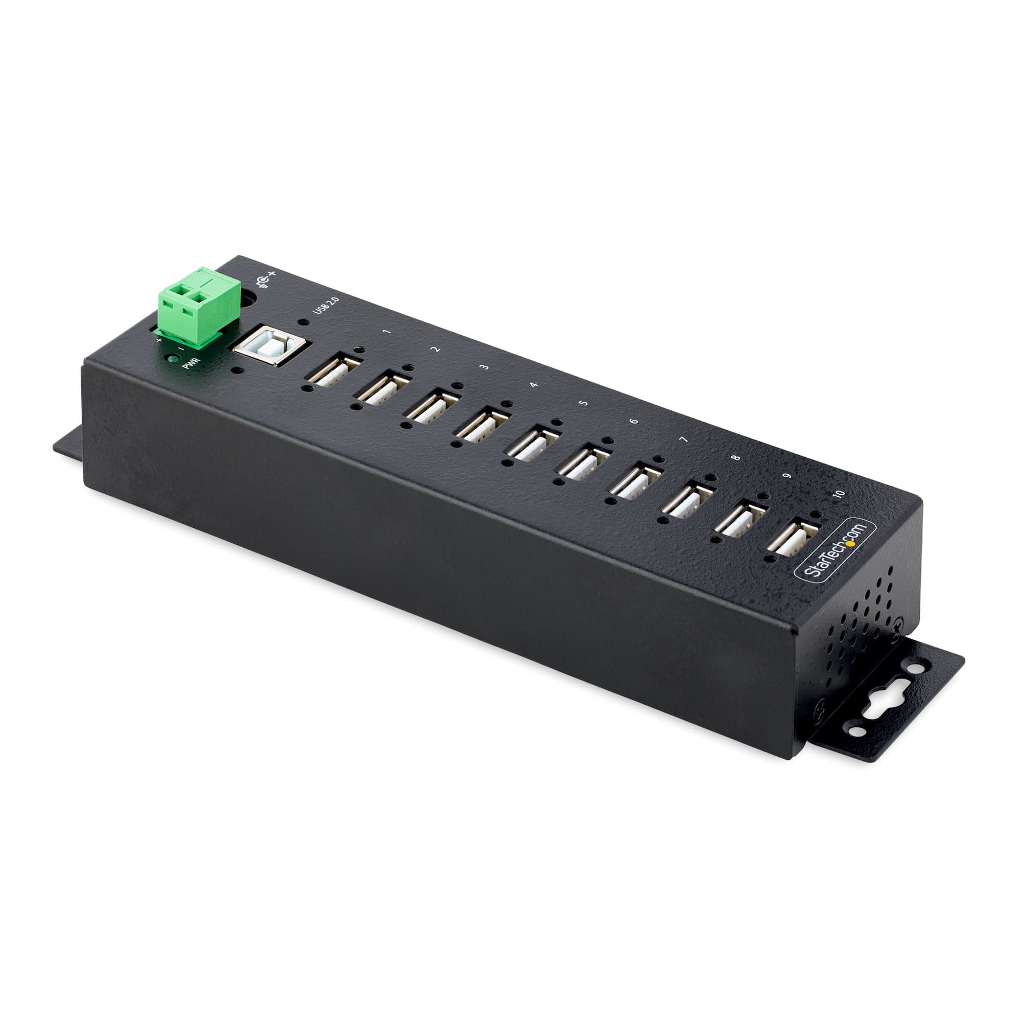 StarTech.com StarTech.com 10-Port Industrial USB 2.0 HUB Metal 5681607