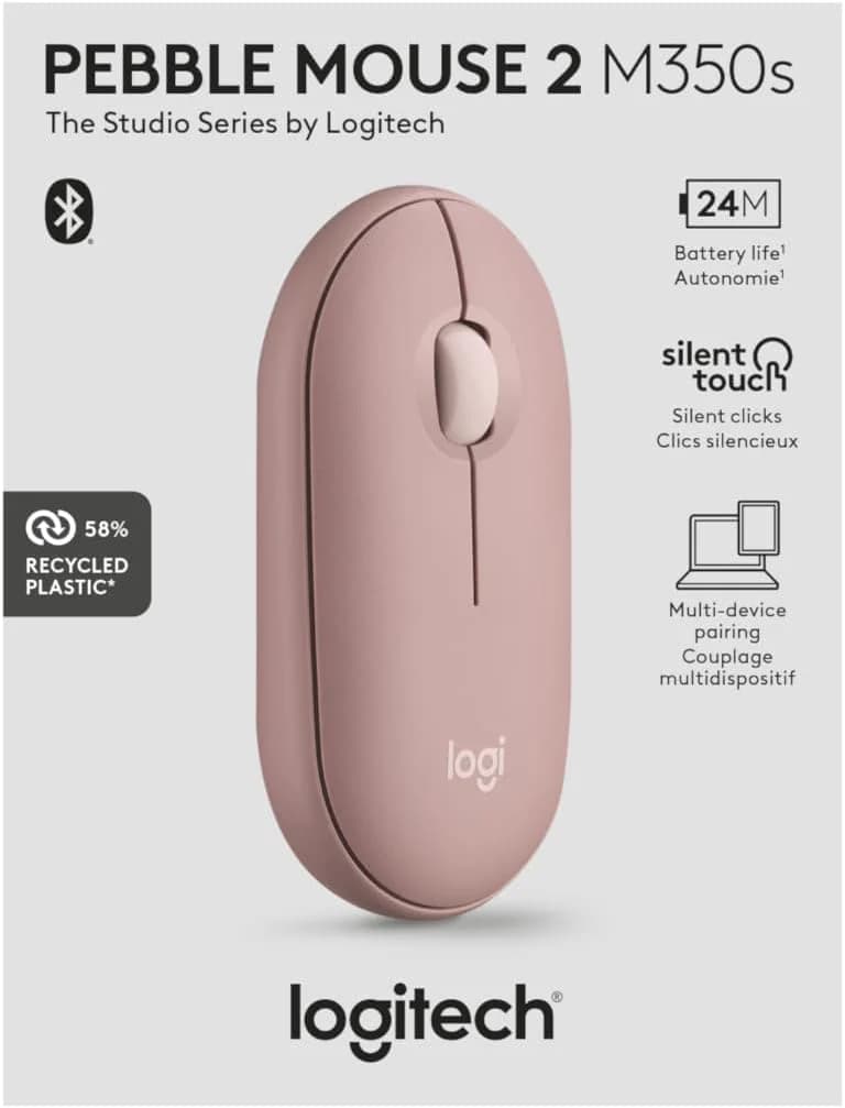 Astro Astro Pebble Mouse 2 M350s - Tonal Rose 5882573
