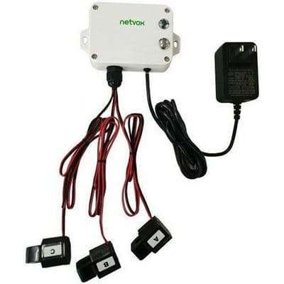 Netvox Netvox 3-PHASE CURRENT METER WITH 3 X75A CLAMP 5896986