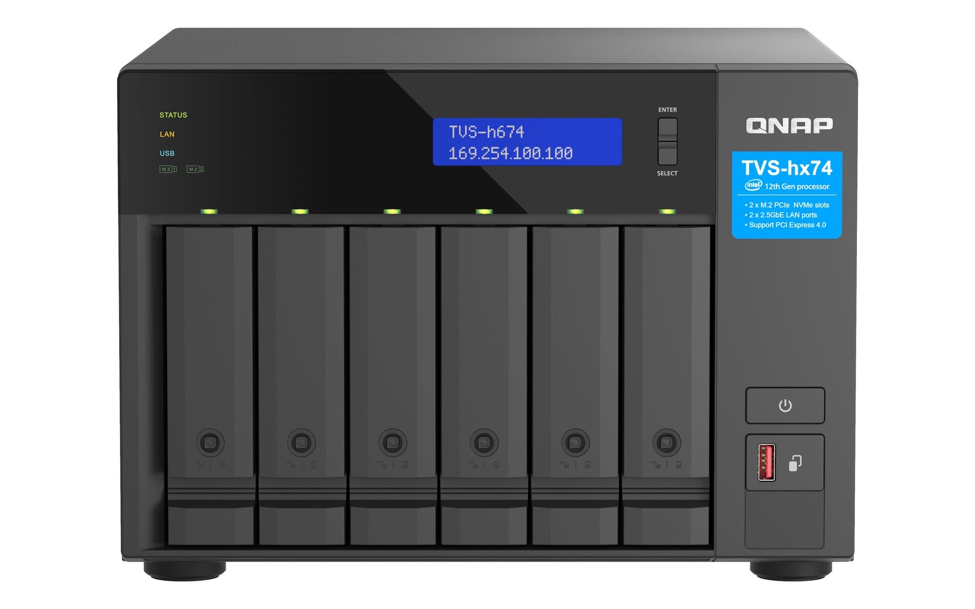 QNAP QNAP 6-bay QuTS hero Intel i5/32GB NAS 6179619