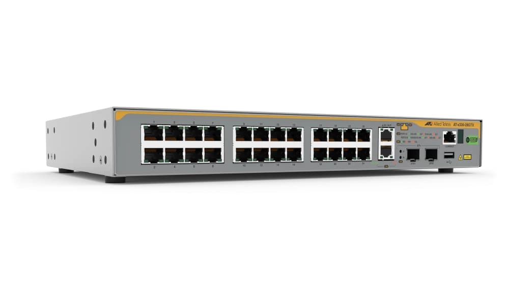 ALLIED TELESIS ALLIED TELESIS L3 Stackable Switch 24x 10/100/1000-T 6199959