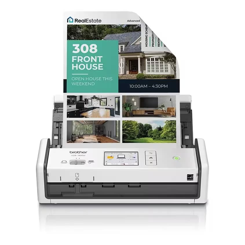 BROTHER BROTHER ADS1800W Wireless Desktop Document Scann 6235610