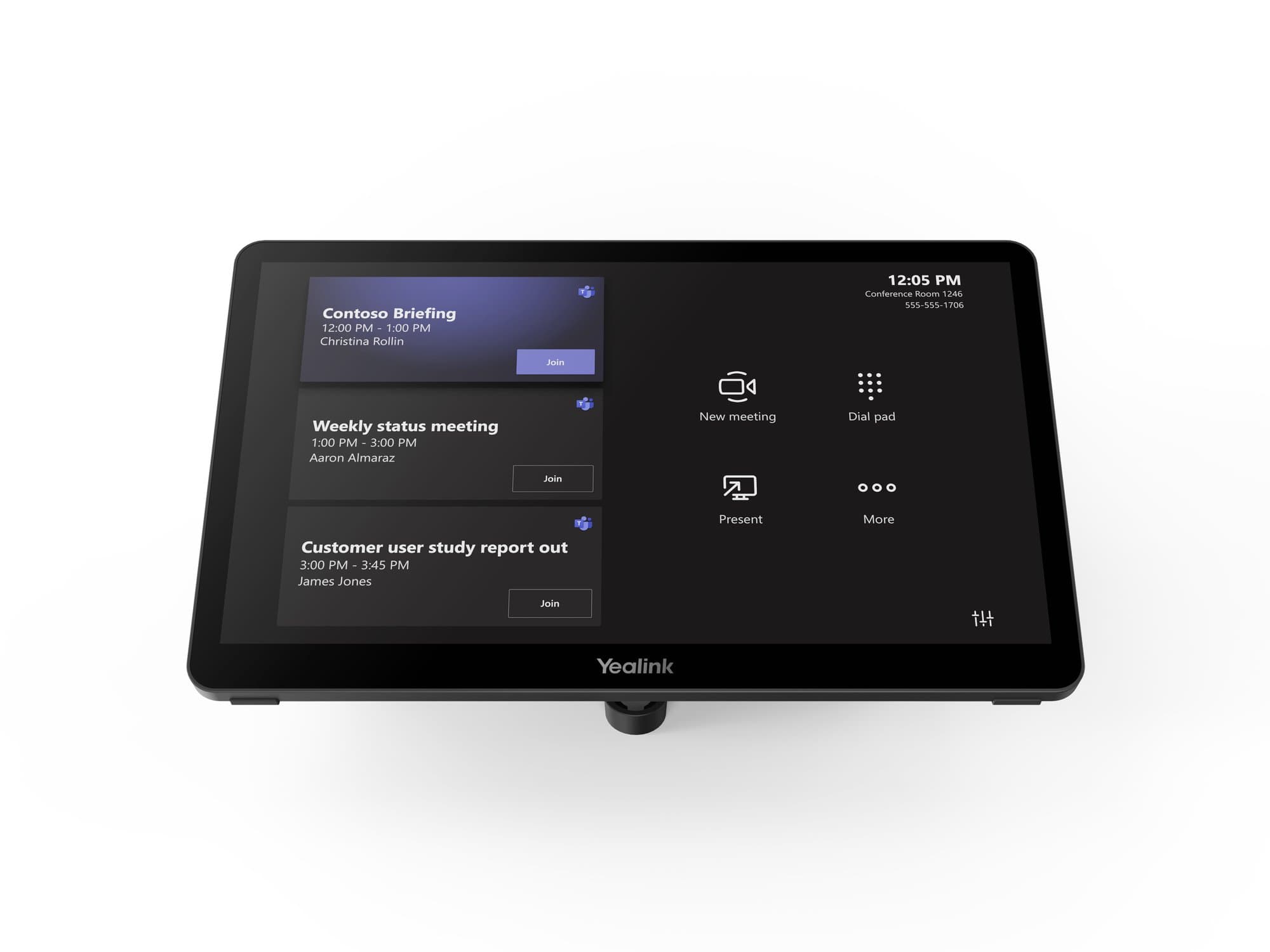 YEALINK YEALINK MTOUCH PLUS 11.6" Touch Console 6383086