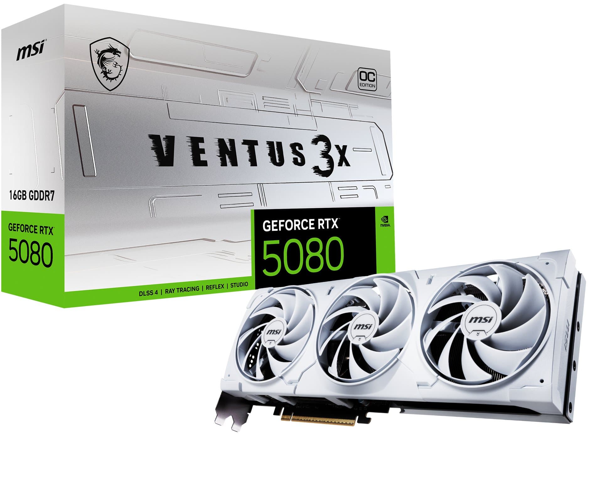 MSI MSI RTX 5080 16G VENTUS 3X OC WHITE 6403284