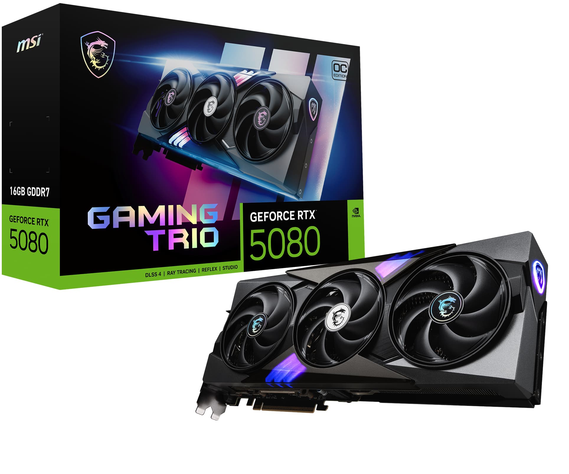MSI MSI RTX 5080 16G GAMING TRIO OC 6403287