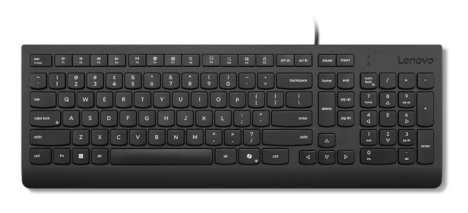 LENOVO Lenovo Essential Wired Keyboard (Black) 6433315