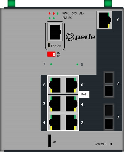 PERLE PERLE 509F2PP6C2MD2XT Ethern Switch 6493884