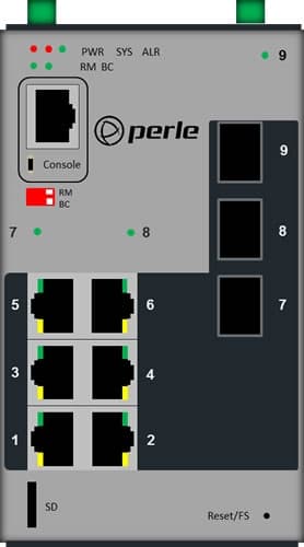 PERLE PERLE IDS-509-3SFP Ethernet Switch 6494102