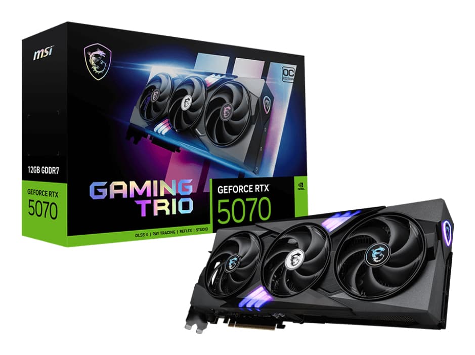 MSI MSI GeForce RTX 5070 12G GAMING TRIO OC 6500335