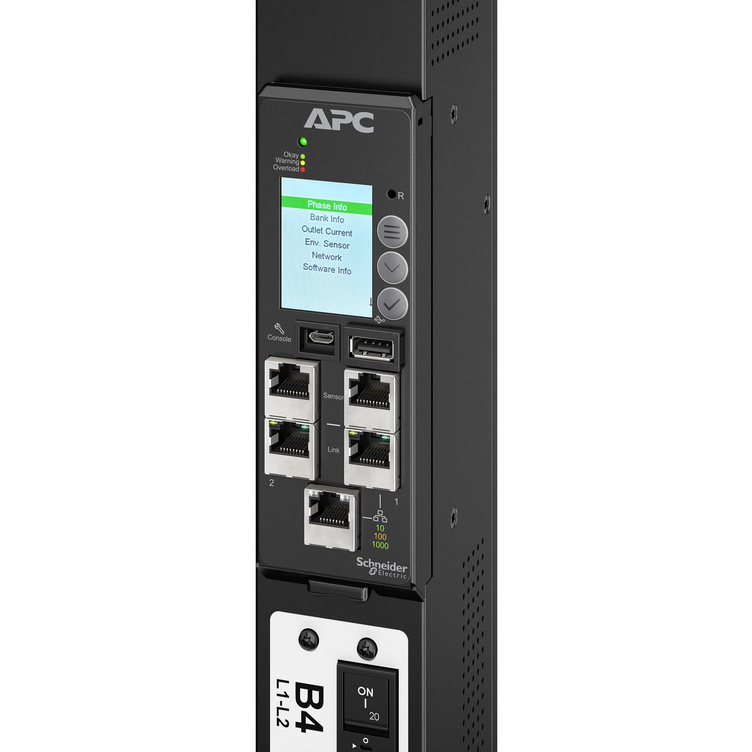 APC APC NETSHELTER RPDU ADV NTWRK MGMT CRD3 6508035