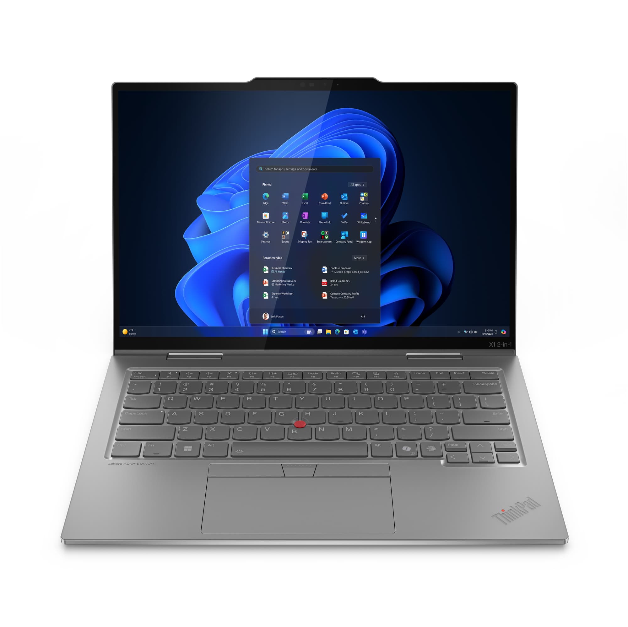 LENOVO LENOVO X1-2IN1-10 AURA T U7-258V 32G 1TB 5G W11 6520426