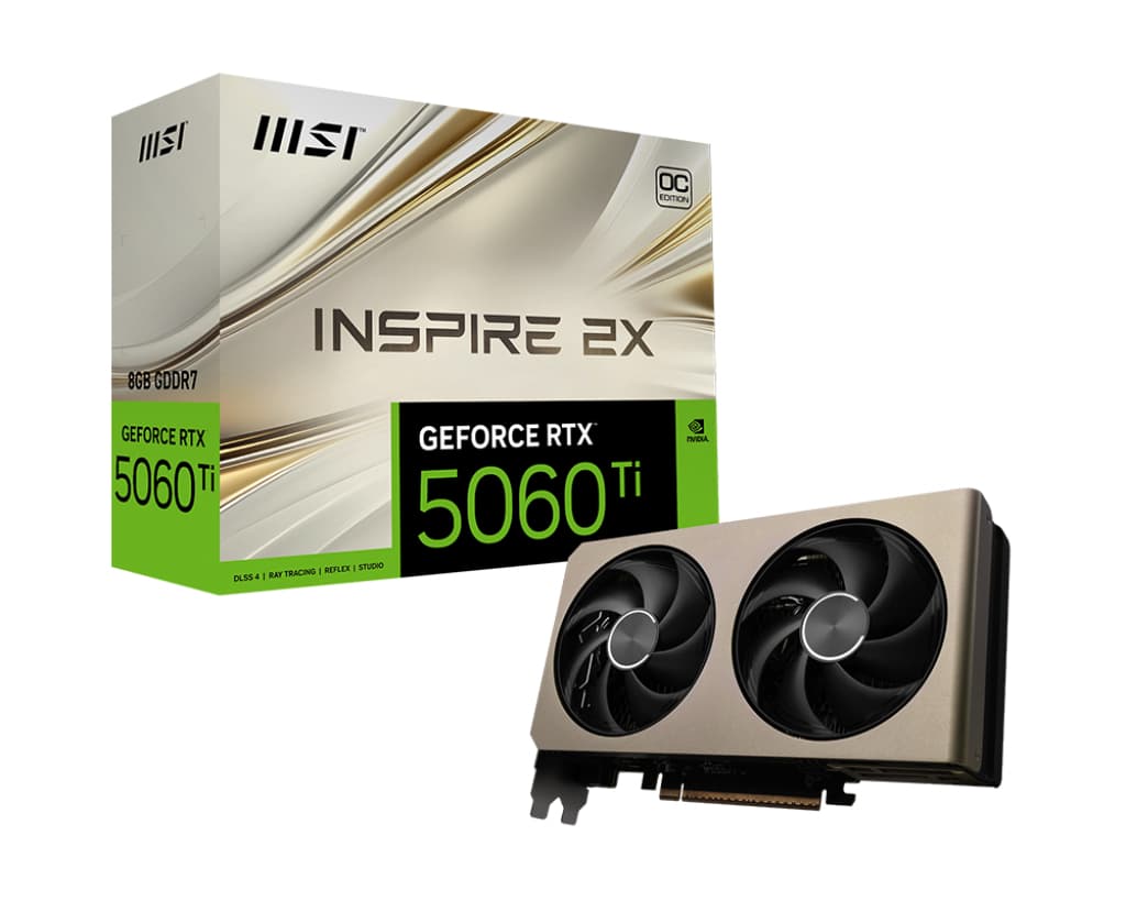 MSI MSI RTX 5060 TI 8G INSPIRE 2X OC 6529433