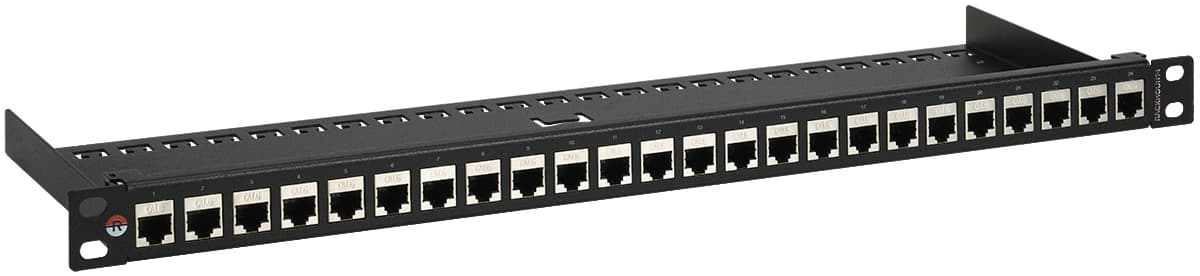 RACKMOUNT.IT RACKMOUNT.IT PATCHPANEL 24 PORT-2/3U-BLACK FRAME-SHIE 6584389