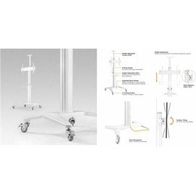 KONKA KONKA Ultra-Modern Aluminum TV Cart (Landscape 6629831