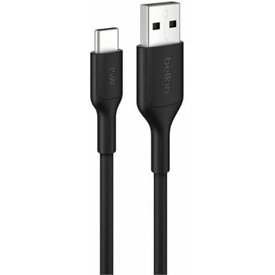 BELKIN BELKIN BOOSTCHARGE USB-A-C CABLE 15W 0.15M BLK 6632278