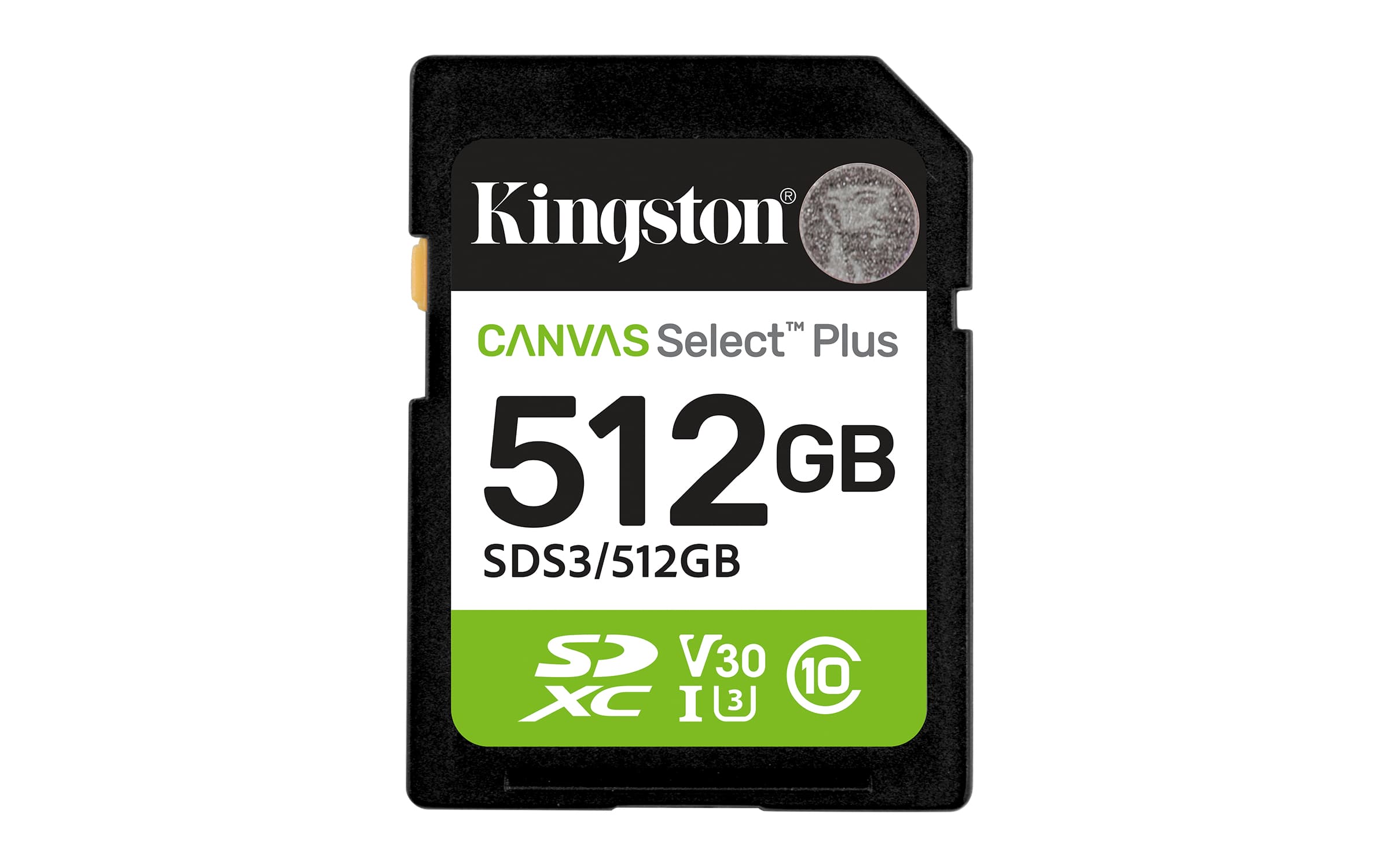 KINGSTON KINGSTON 512GB SDXC Canvas Select Plus Gen3 150MB 6636265