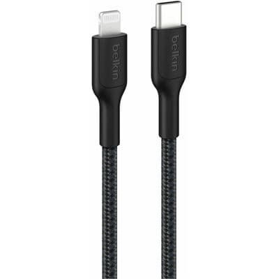 BELKIN BELKIN BOOSTCHARGE PRO BRAID USB-C-LTG 2M - BLK 6645326