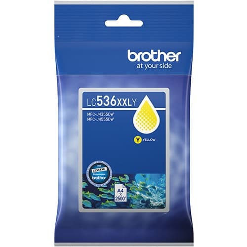 BROTHER BROTHER LC536XXLY Yellow Ink 6645679