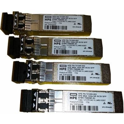 Hewlett Packard Enterprise Hewlett Packard Enterprise HPE MSA 10Gb SFP+ SR 4pk iSCSI XCVR Bdl 6801635
