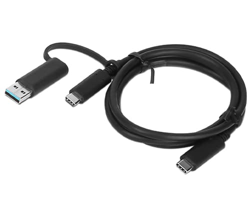 Lenovo FRU ThinkPad USB-C cable with USB-A dongle