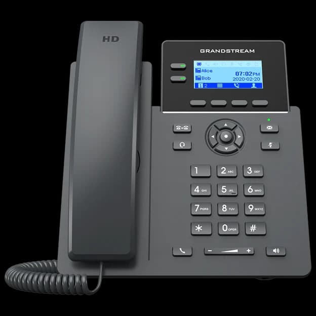 Grandstream Networks GRP2602W IP Phone 2.21"" LCD Screen 2-line 383965