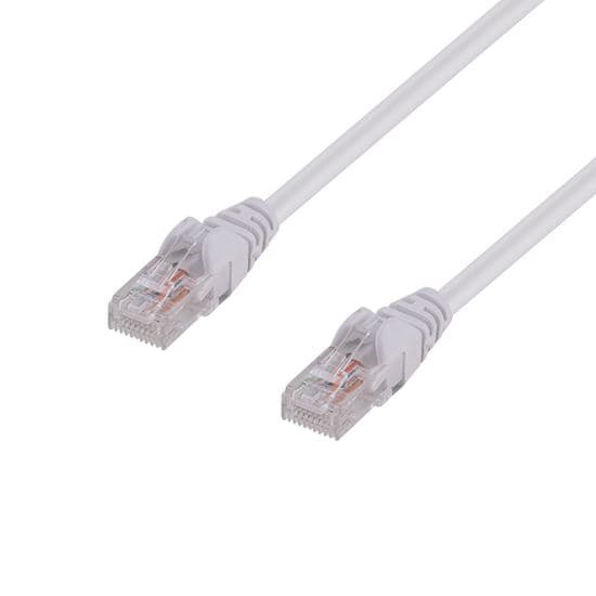 Dynamix DYNAMIX 0.3m Cat6 White UTP Patch Lead (T568A Specification) 250MHz PLW-C6A-PP