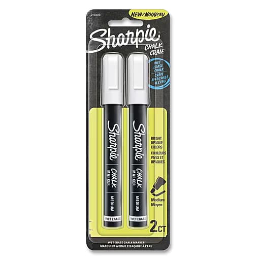 Sharpie Sharpie White Chalk Wet Erase Marker. Pack of 2 2103010