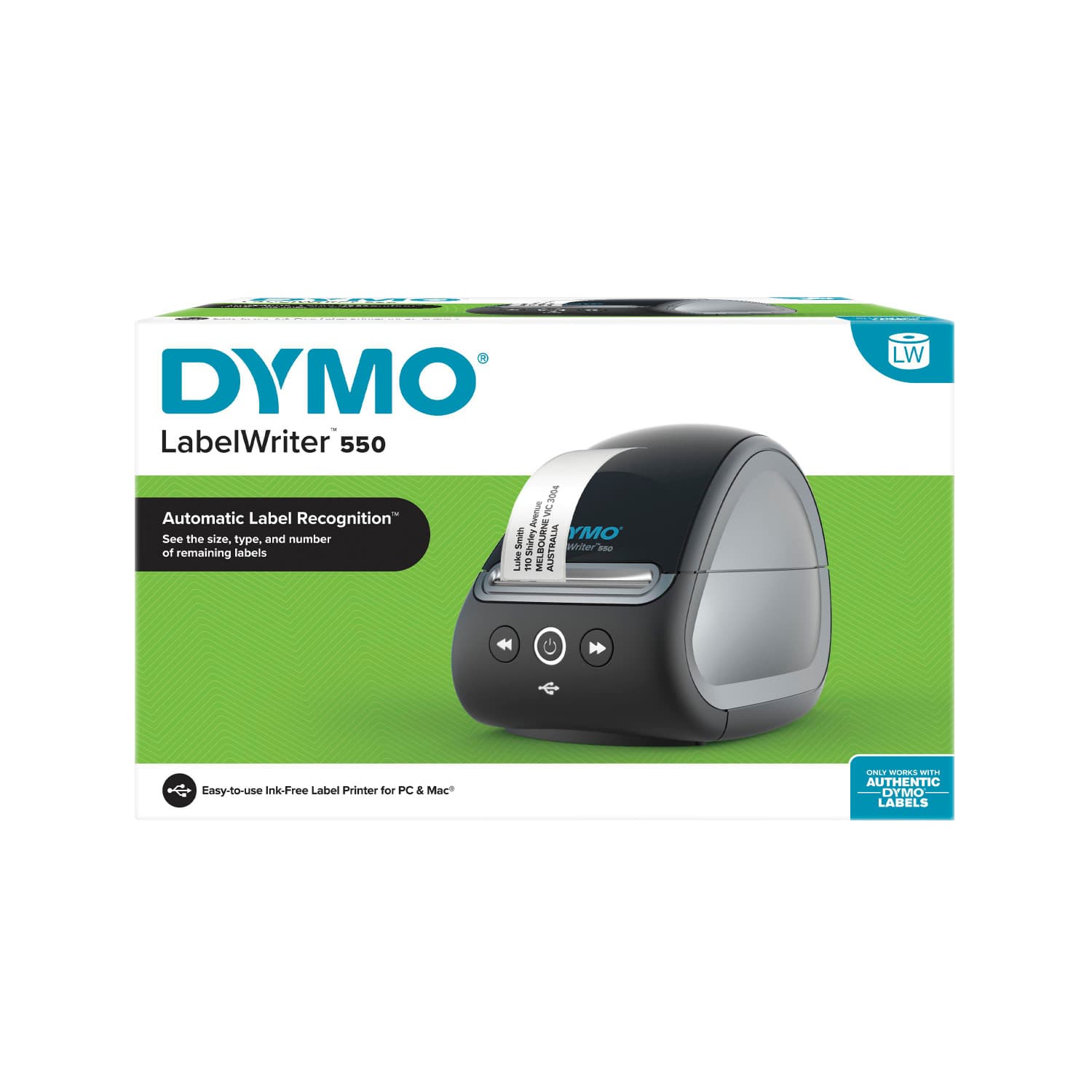 Dymo DYMO LabelWriter 550 Label Printer. Print up to 62 Labels per Minute. 2119729