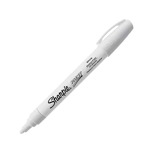 Sharpie Sharpie 12-Pack Paint Oil -Based Medium Point White Colour Marker. 35558